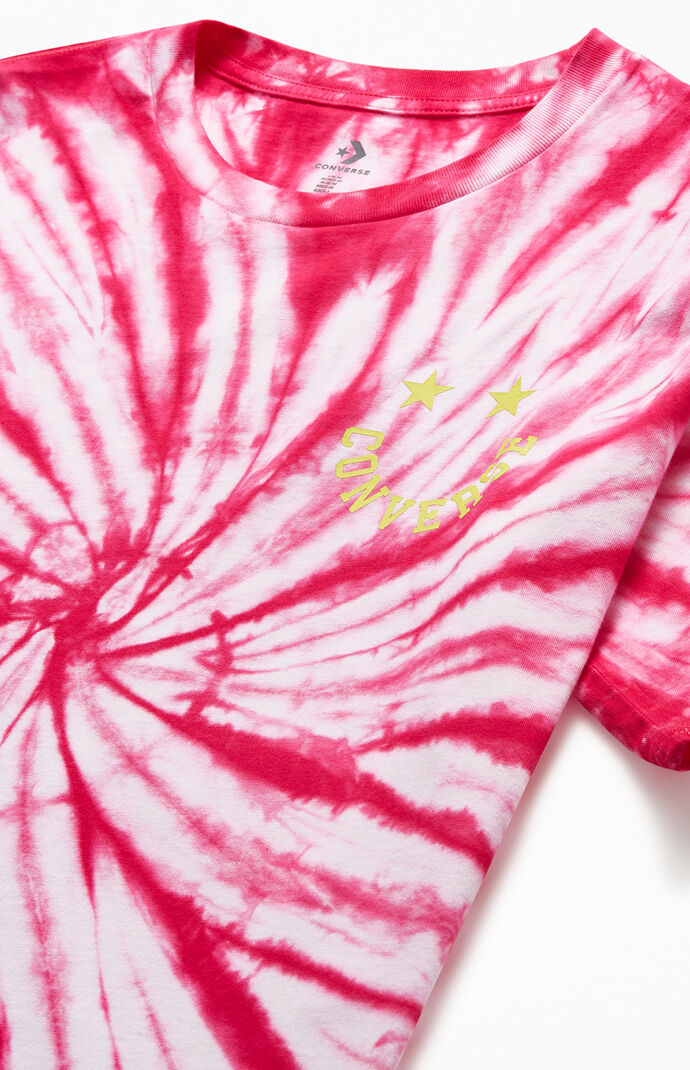 Pink Tie-Dyed Smiley T-Shirt