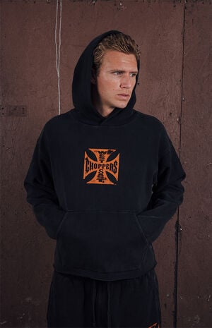 Orange Core Logo Hoodie image number 3