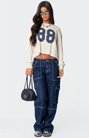 88 Waffle Long Sleeve T-Shirt image number 2