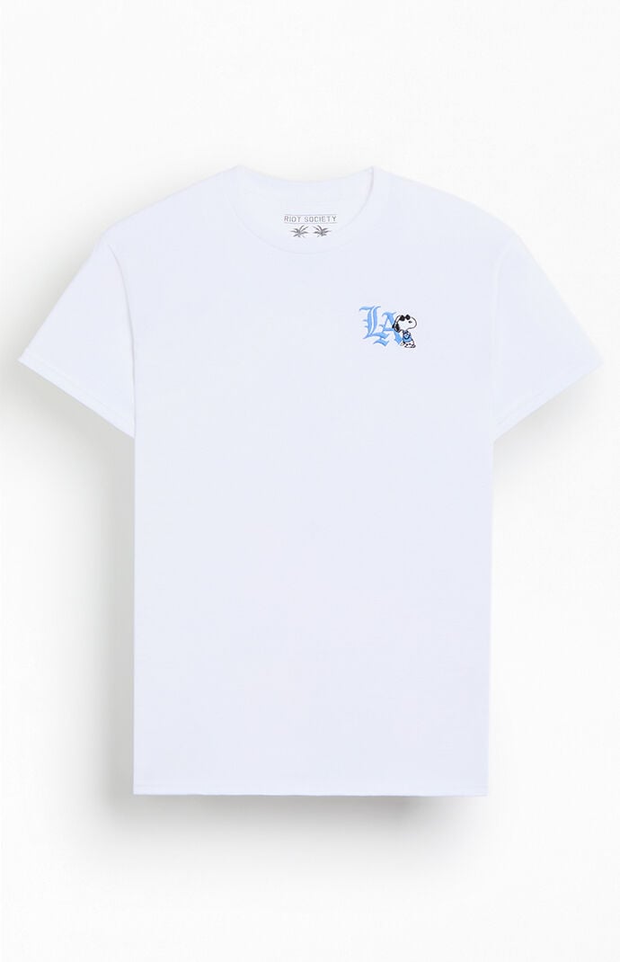 Riot Society LA Snoopy Embroidered T-Shirt