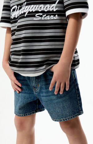 Baggy Denim Shorts Medium Blue Tint&nbsp; image number 2