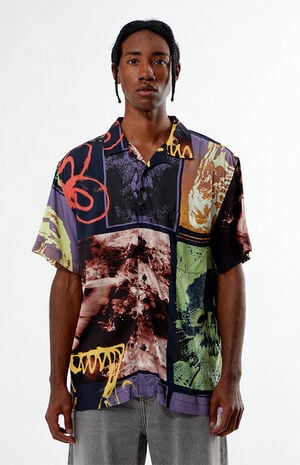 Prospect Collage Woven Camp Shirt image number 1