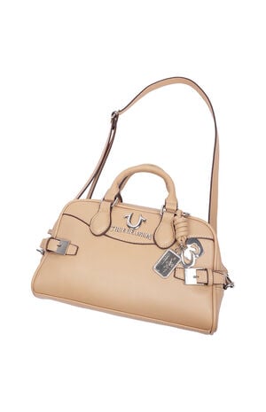 Tan Brooks Smooth Belted Sachel Bag image number 9