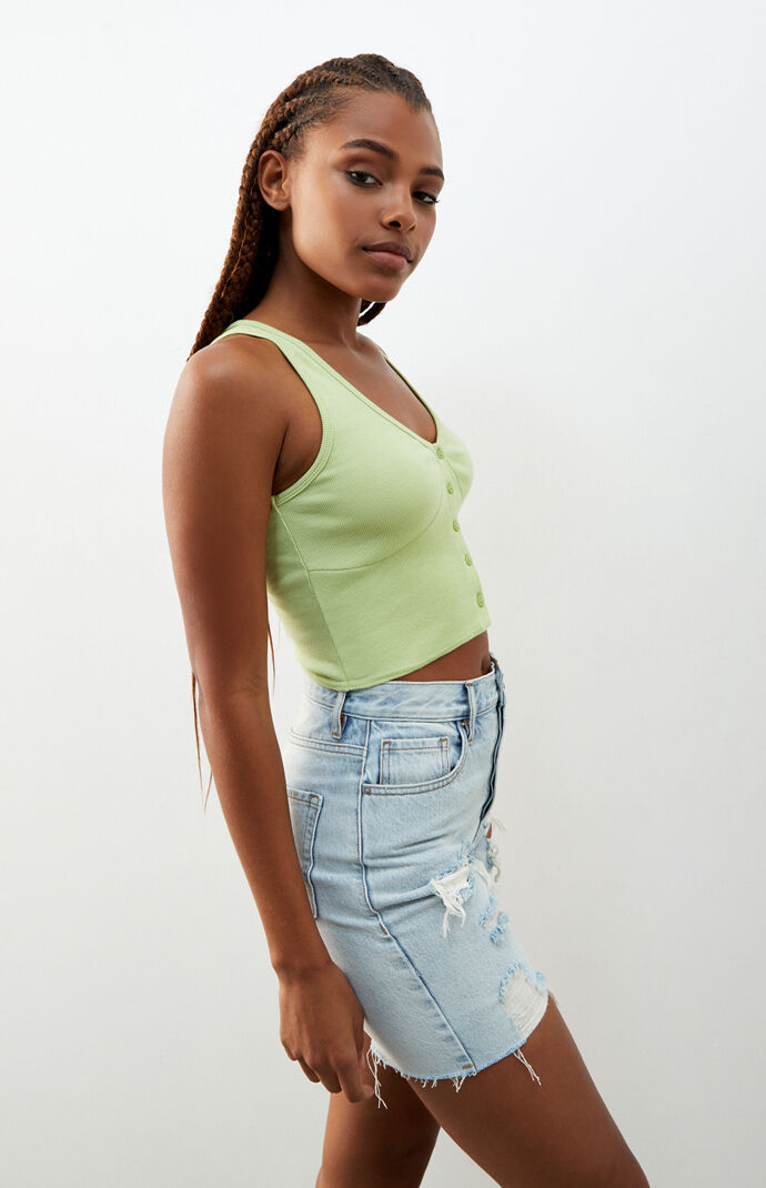 Marissa Button Up Tank Top