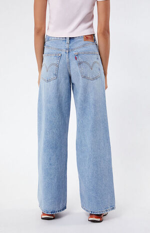 Light Indigo '94 Baggy Wide Leg Jeans image number 4