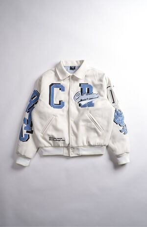 Collared Varsity Jacket Collared Varsity Jacket image number 6
