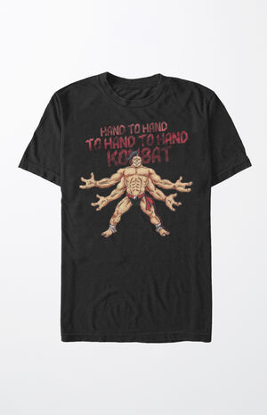 Mortal Kombat Hand To Hand T-Shirt Mortal Kombat Hand To Hand T-Shirt image number null