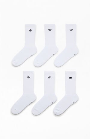 6 Pack Originals Trefoil Crew Socks image number 2