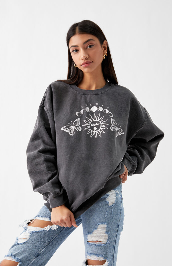 Sun Butterfly Pullover Sweatshirt
