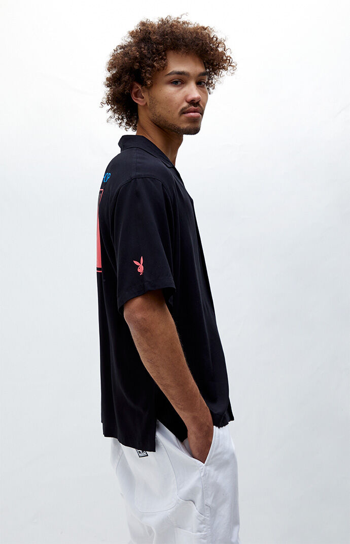 Playboy By PacSun Cyber Shop Camp Shirt 