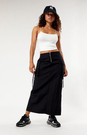 Aura Parachute Midi Skirt image number 1
