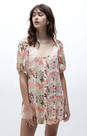 Callie Printed Tunic Dress image number 1