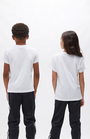 Kids White Trefoil T-Shirt image number 4