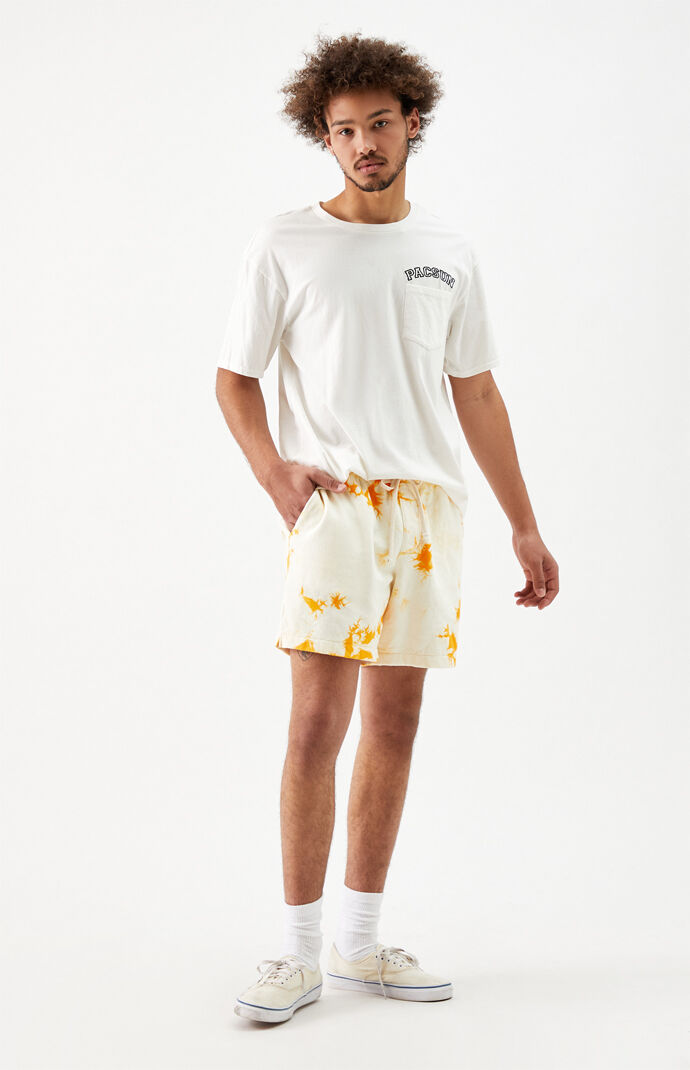 Tie-Dyed Volley Sweat Shorts