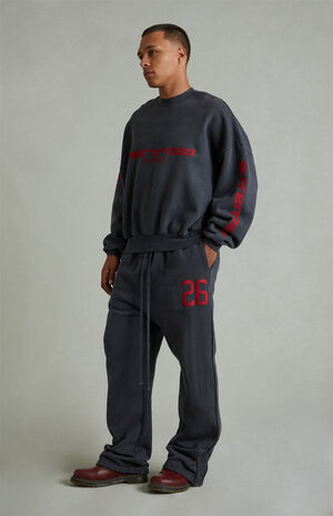 Iron Gray Tear-Away Baggy Sweatpants image number 2