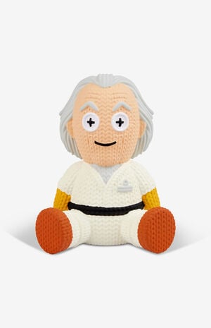 Back to the Future Glow In The Dark Dr. Emmett Brown 153 Knit Series Vinyl Figure image number 1