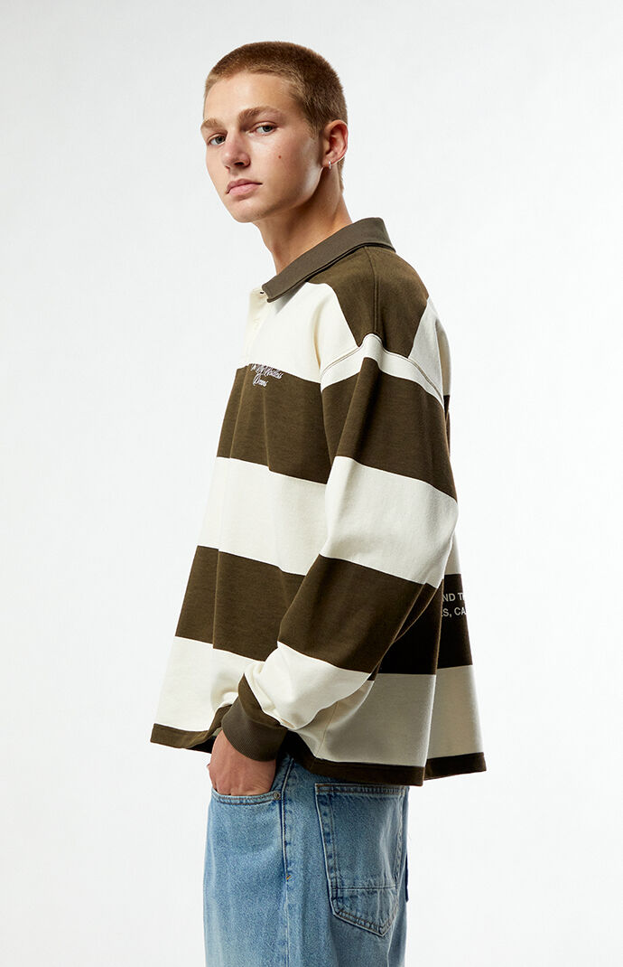 Pacsun Restless Rugby Polo Shirt