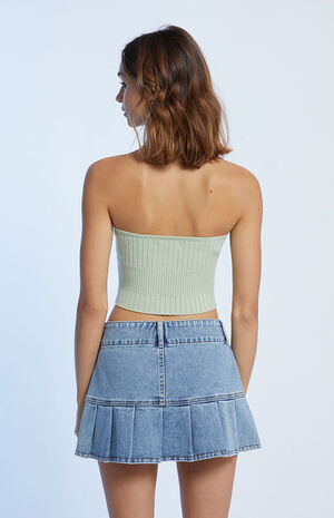 Longline Ribbed Tube Top image number 4