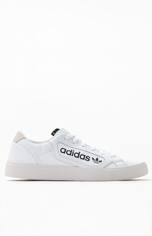 adidas Women's White Sleek Sneakers | Pacsun