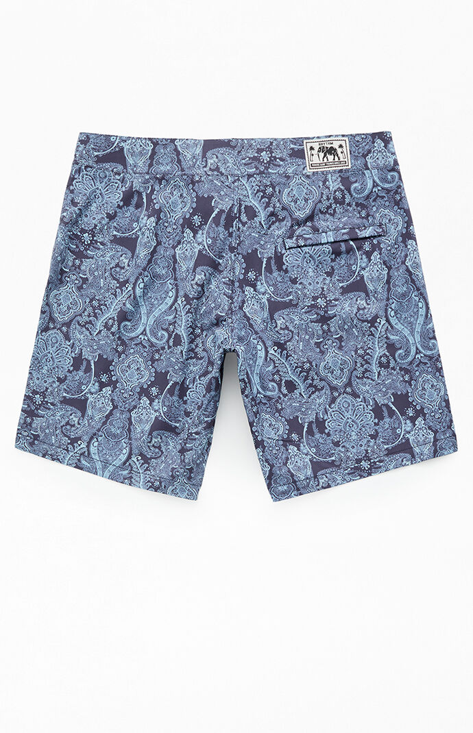 Rhythm Jean Navy Paisley 9.5" Boardshorts
