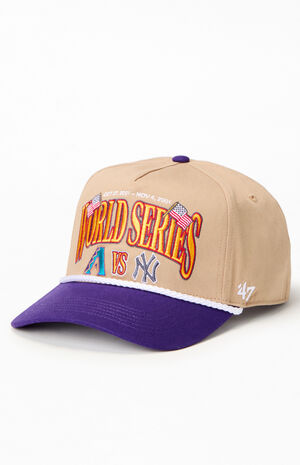 2001 World Series Diamondbacks vs Yankees Snapback Hat image number 4