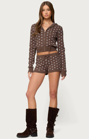 Kenny Polka Dot Knit Shorts image number 4