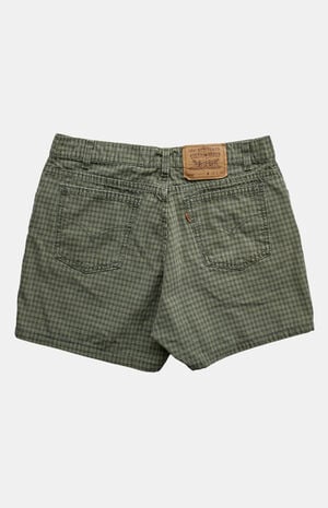 '90s Plaid Levi's High Rise Shorts image number 2