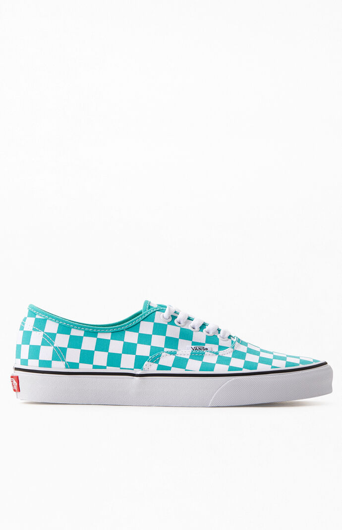 Blue Checkerboard Authentic Sneakers