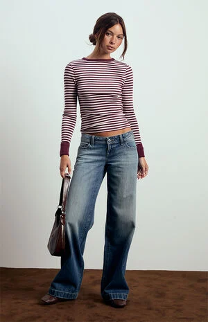 Kelsey Thermal Cuff Long Sleeve Top image number 4