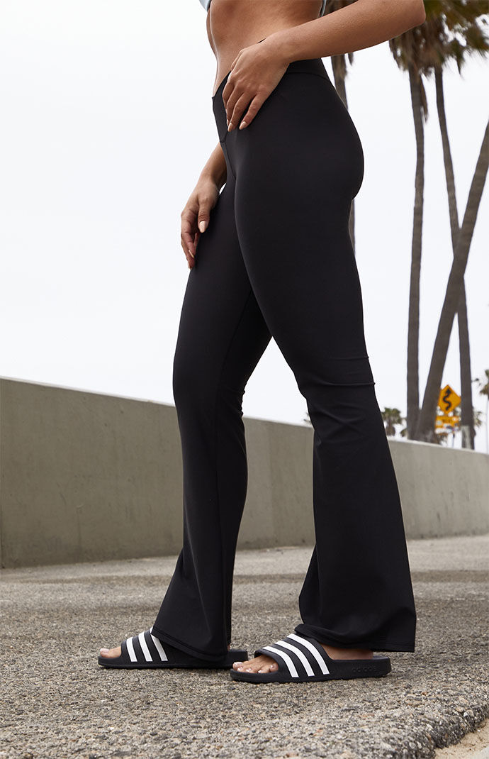PacSun PAC GLIDE Active Crossover Flare Yoga Pants PacSun