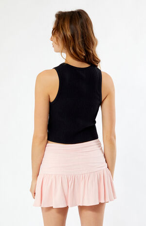 Light Pink Ruffle Mini Skort image number 4
