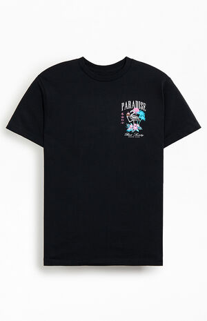 Paradise Flamingo Beach T-Shirt image number 2