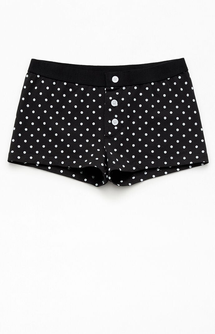 John Galt Black Polka Dot Boy Short Underwear