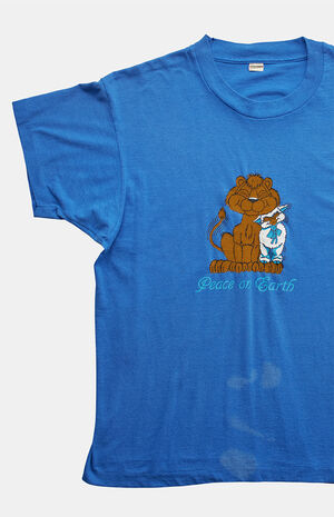 '80s Peace on Earth Graphic T-Shirt image number 2