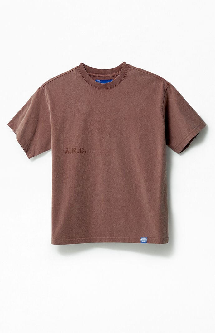 A.R.C. Taupe Vintage Wash Heavyweight Oversized T-Shirt