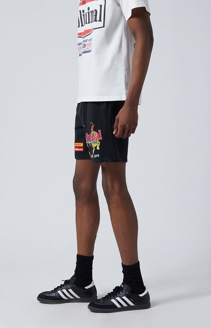Spade Daruma Print Fashion Fit Sweat Shorts