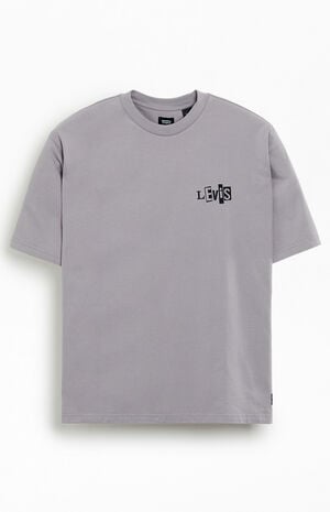 Gray Skate Graphic Boxy T-Shirt