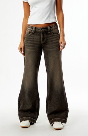 Casey Low Rise Baggy Jeans Brown Tint image number 1