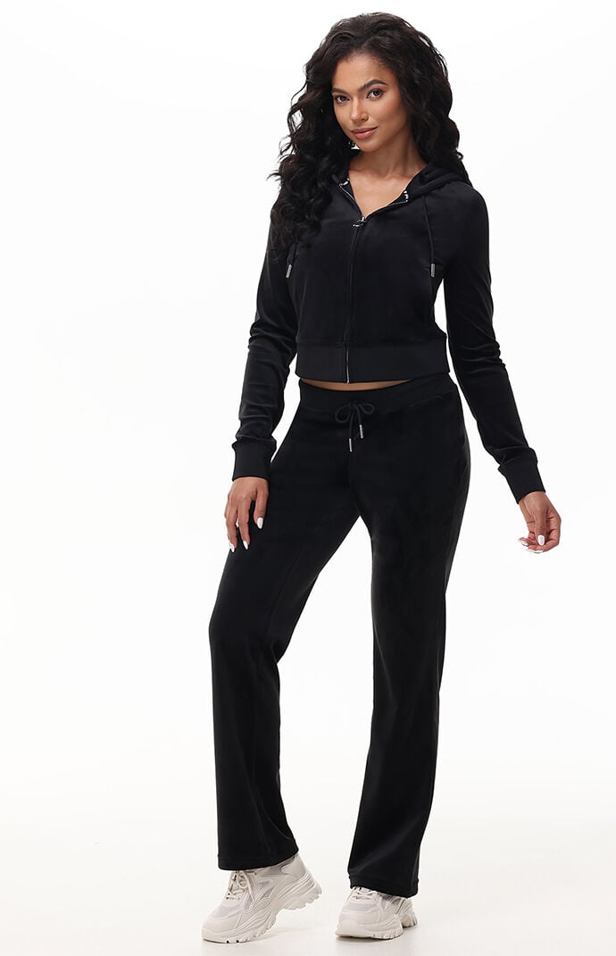 Juicy Couture OG Big Bling Velour Hoodie