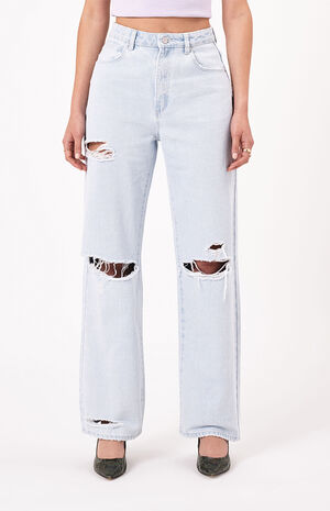 Carrie Iris Rip High Waisted Jeans image number 1