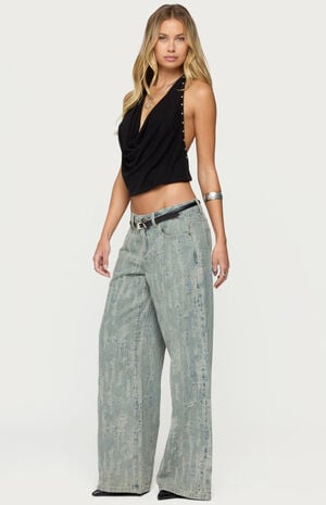 Blaze Distressed Low Rise Jeans image number 3