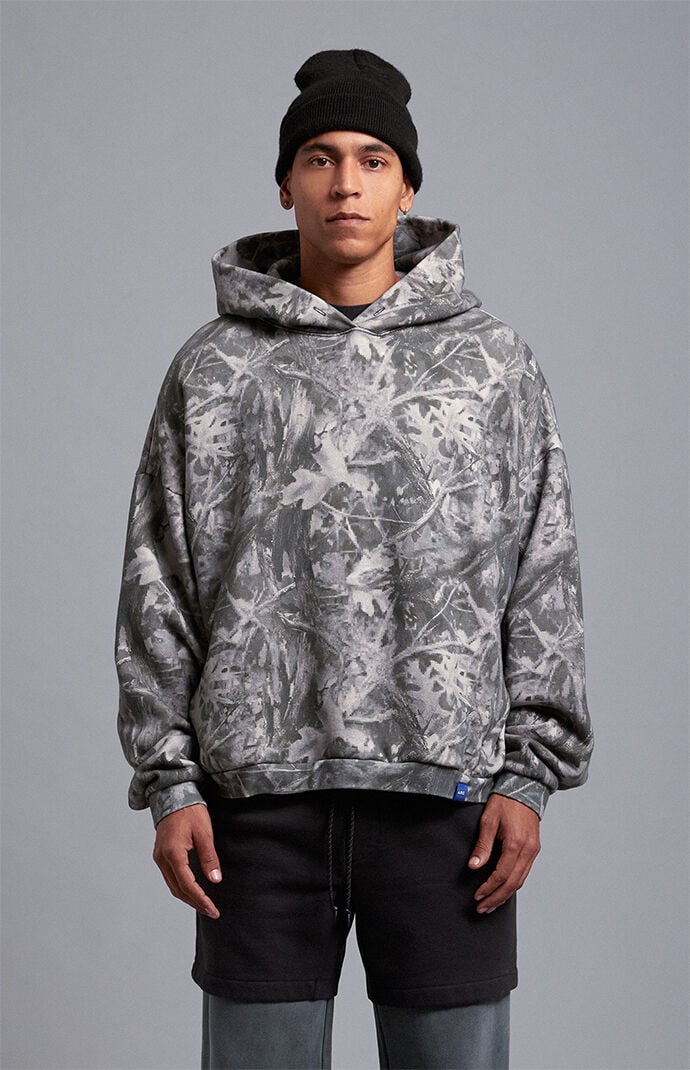 A.R.C. Tree Camo Vintage Wash Heavyweight Oversized Fleece Hoodie
