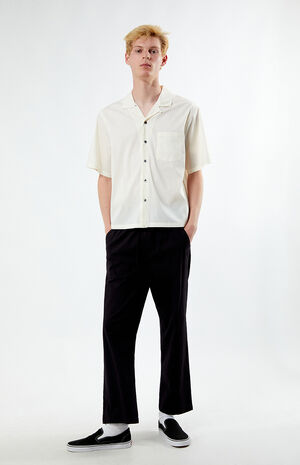 Solid Oversized Camp Shirt image number 4