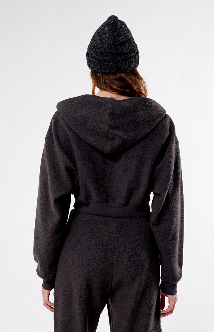 Pacsun Cozy Double Zip Cropped Hoodie | PacSun