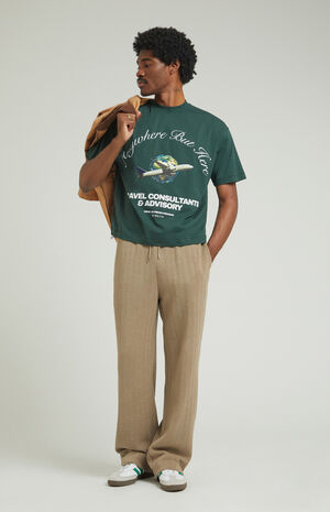 Landon Houndstooth Baggy Sweatpants image number 2