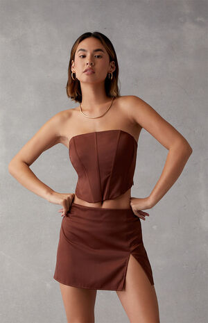 x PacSun VIP Strapless Bustier Top image number 1