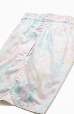 Watercolor Tie Dyed 16" Swim Trunks Watercolor Tie Dyed 16" Swim Trunks image number null