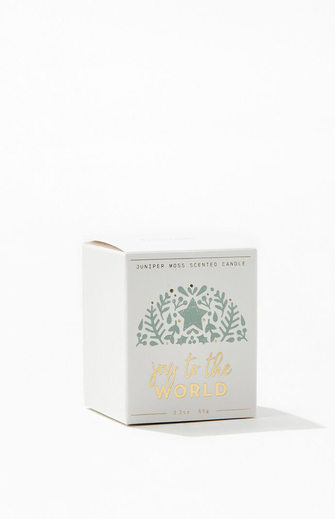 Joy To The World Boxed Candle