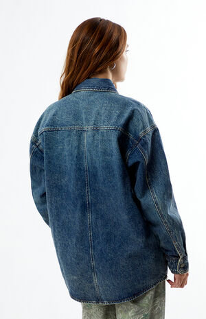 Medium Indigo Denim Carpenter Jacket image number 3