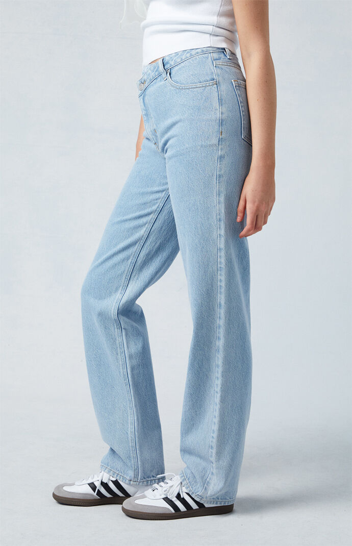 ボトムスその他 1989 STUDIO Light blue Boyfriend jeans Pacsun Light Blue Asymmetrical '90s Boyfriend Jeans | PacSun